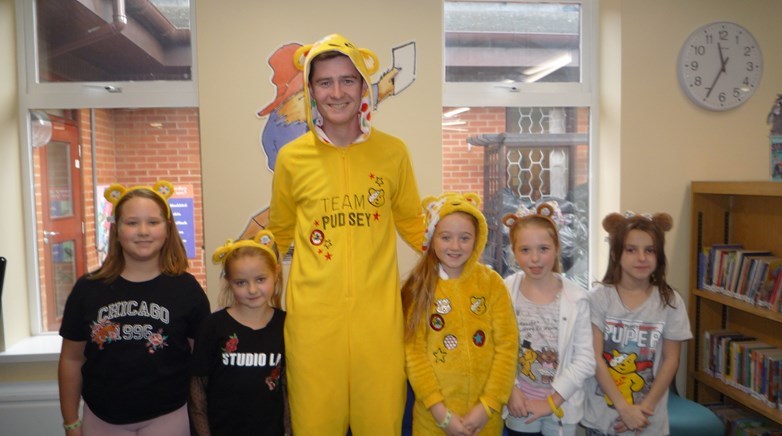 Diamond Hall raises nearly £300 for Children in Need